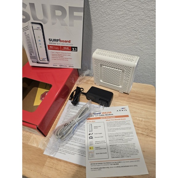 ARRIS SURFboard SB8200 DOCSIS 3.1 10 Gbps Cable Modem - Picture 16 of 16